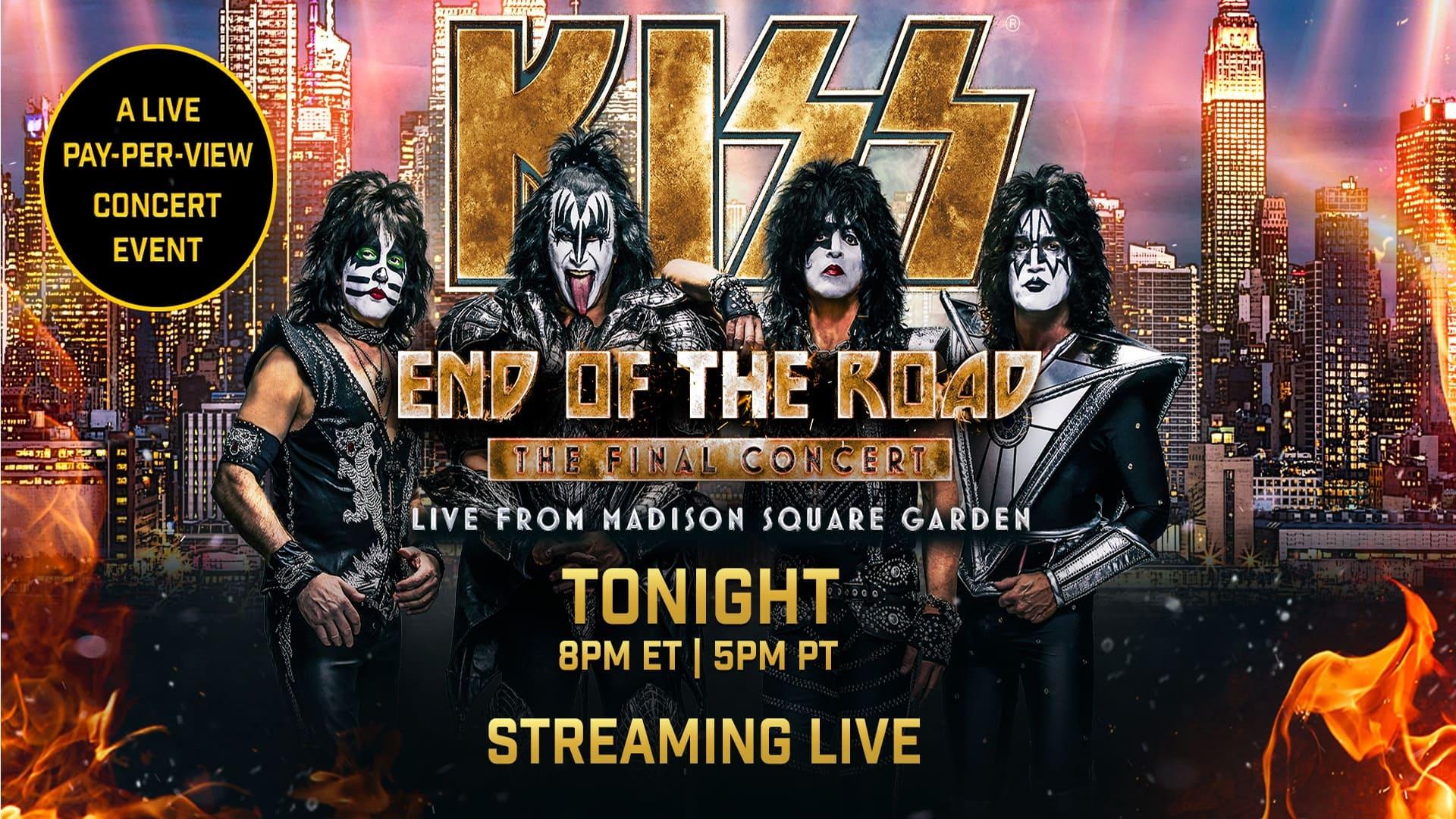 KISS: End of the Road backdrop