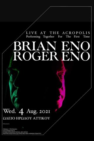 Brian Eno & Roger Eno: Live at the Acropolis, Athens poster