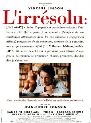 L'irrésolu poster