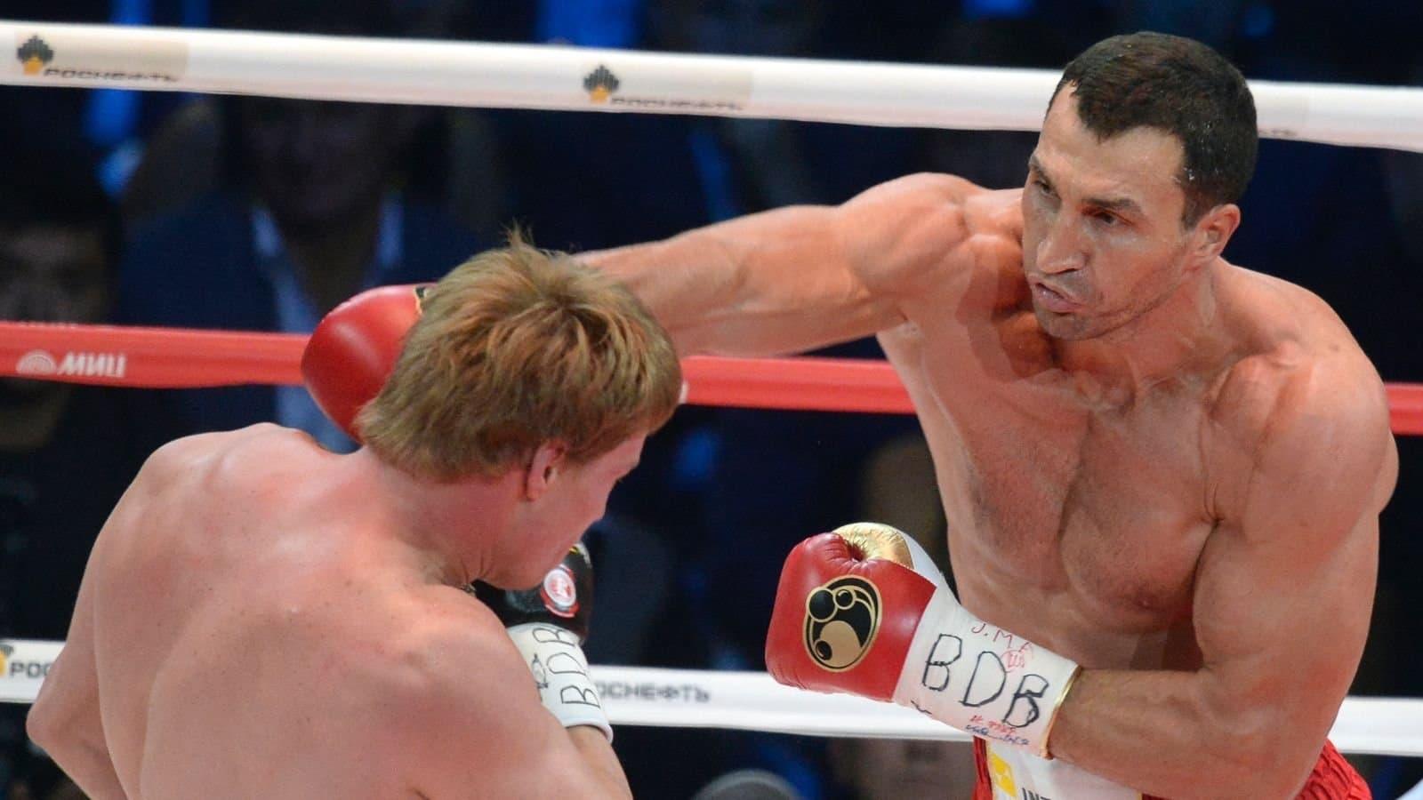 Wladimir Klitschko vs. Alexander Povetkin backdrop