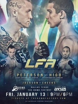 Legacy Fighting Alliance 1: Peterson vs. Higo poster