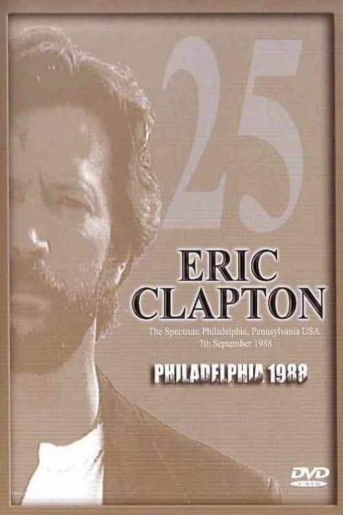 Eric Clapton: Philadelphia 1988 poster