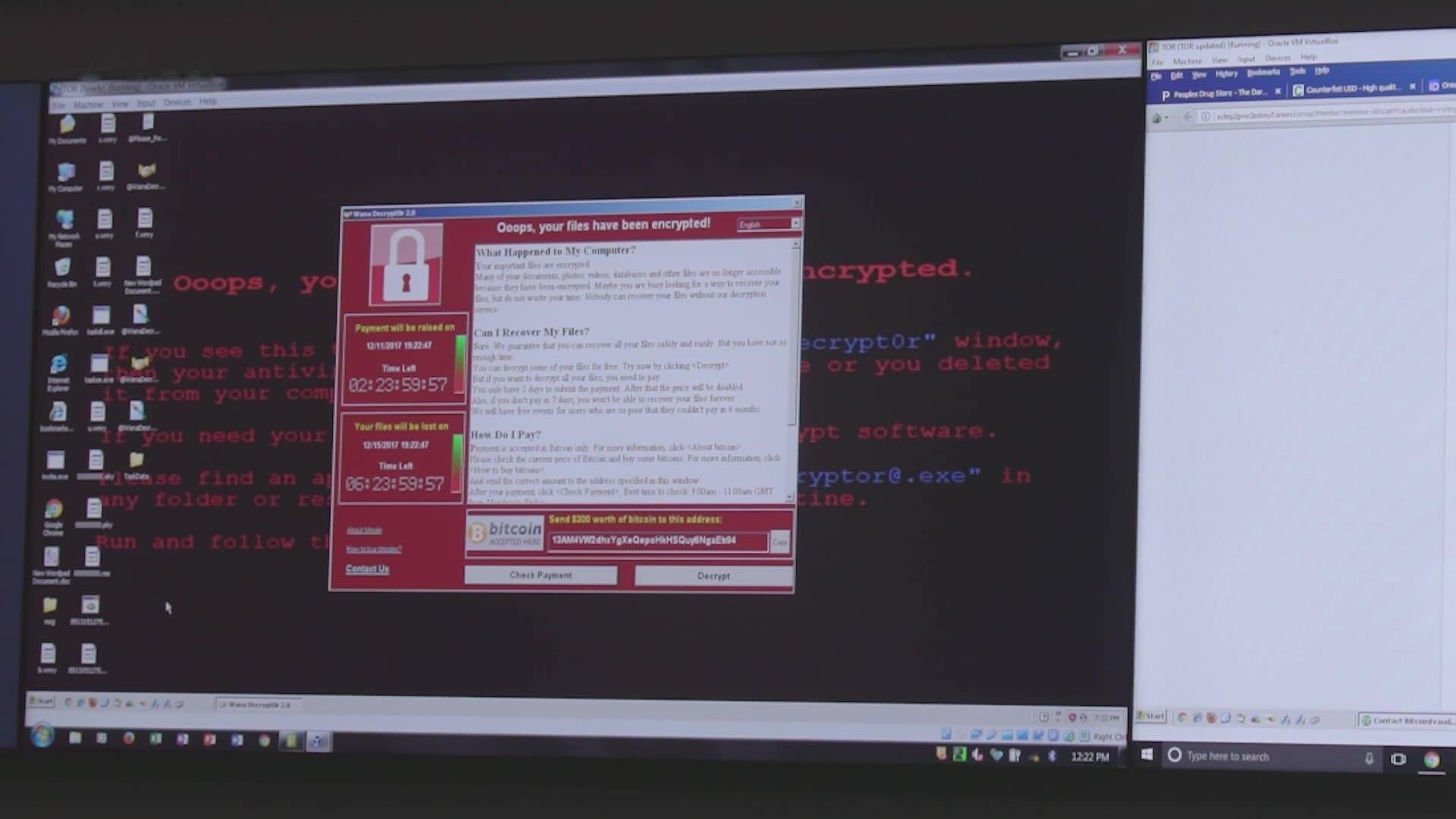 Dark Web - Fighting Cybercrime backdrop