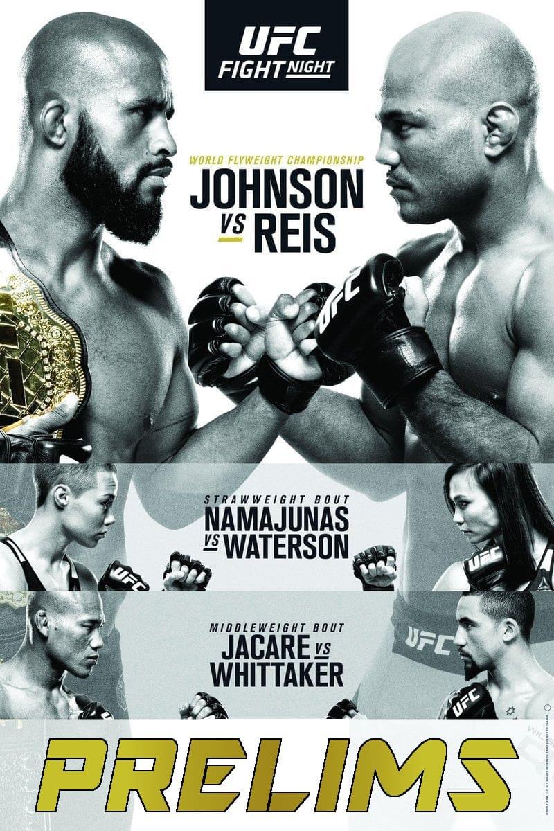 UFC on Fox 24: Johnson vs. Reis poster