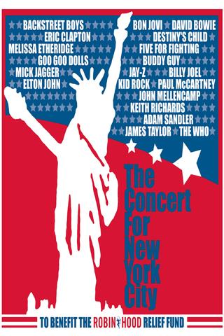 The Concert for New York City poster