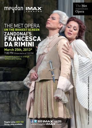 The Metropolitan Opera: Francesca da Rimini poster