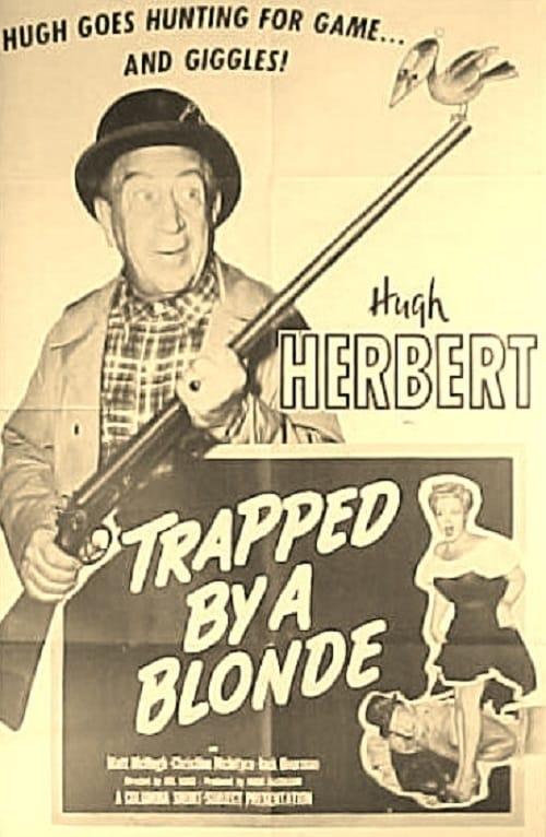 Trapped by a Blonde poster