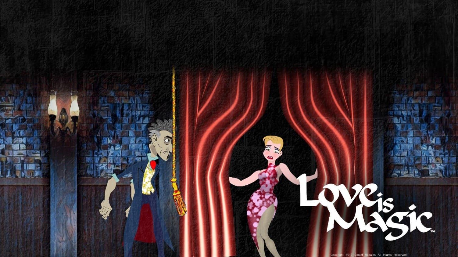 Love is Magic backdrop