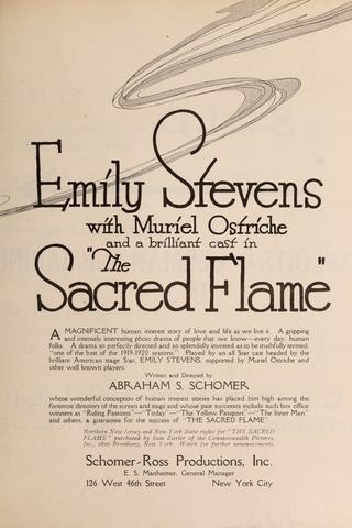 The Sacred Flame poster