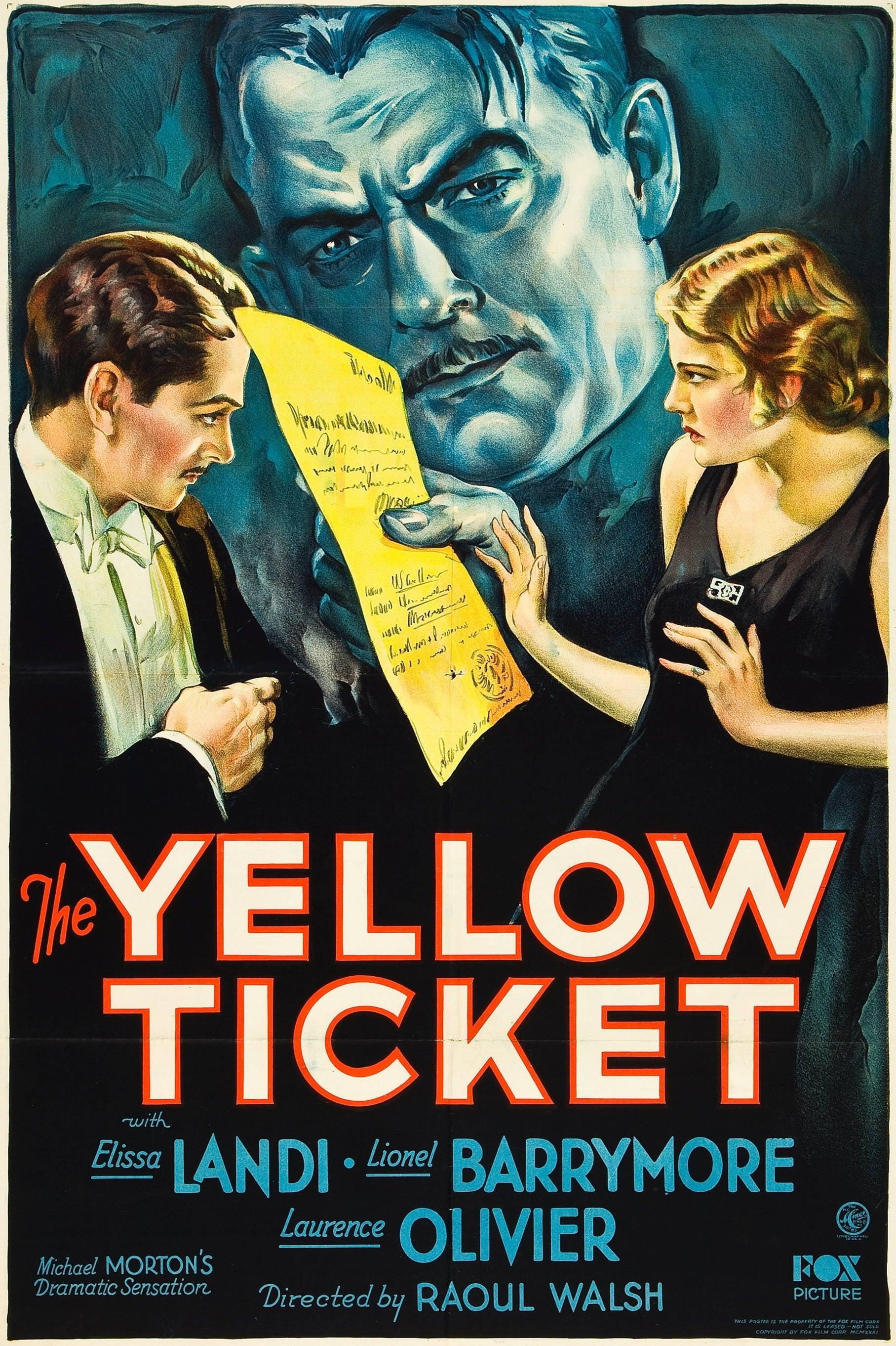 The Yellow Ticket poster