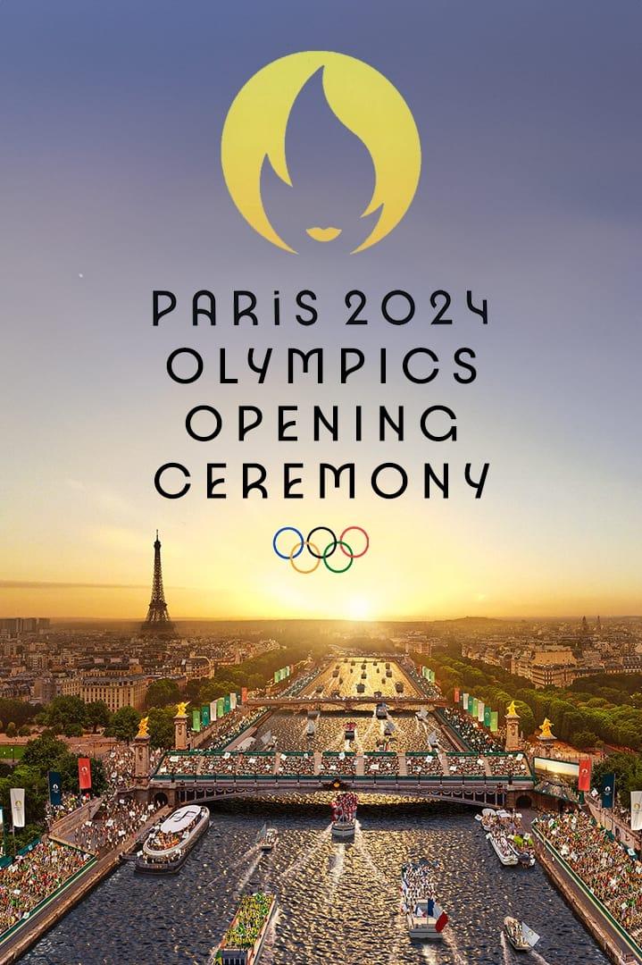 NBC's Paris Olympics Opening Ceremony in IMAX poster