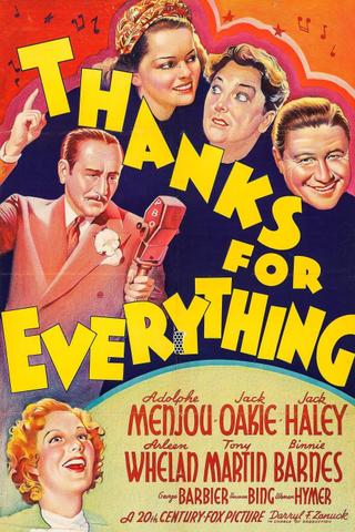 Thanks for Everything poster