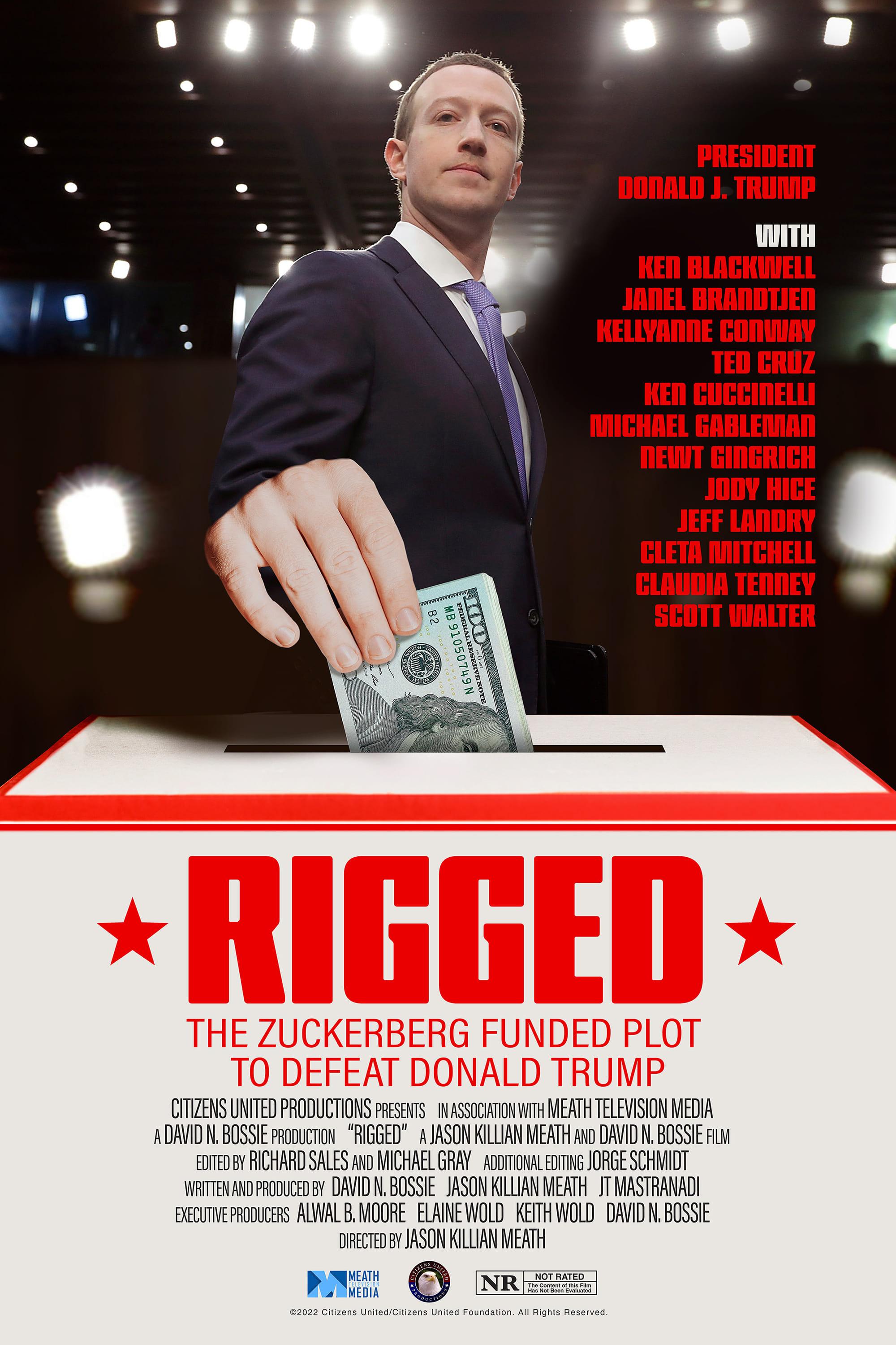 Rigged: The Zuckerberg Funded Plot to Defeat Donald Trump poster