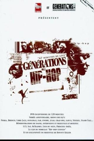Générations Hip Hop poster