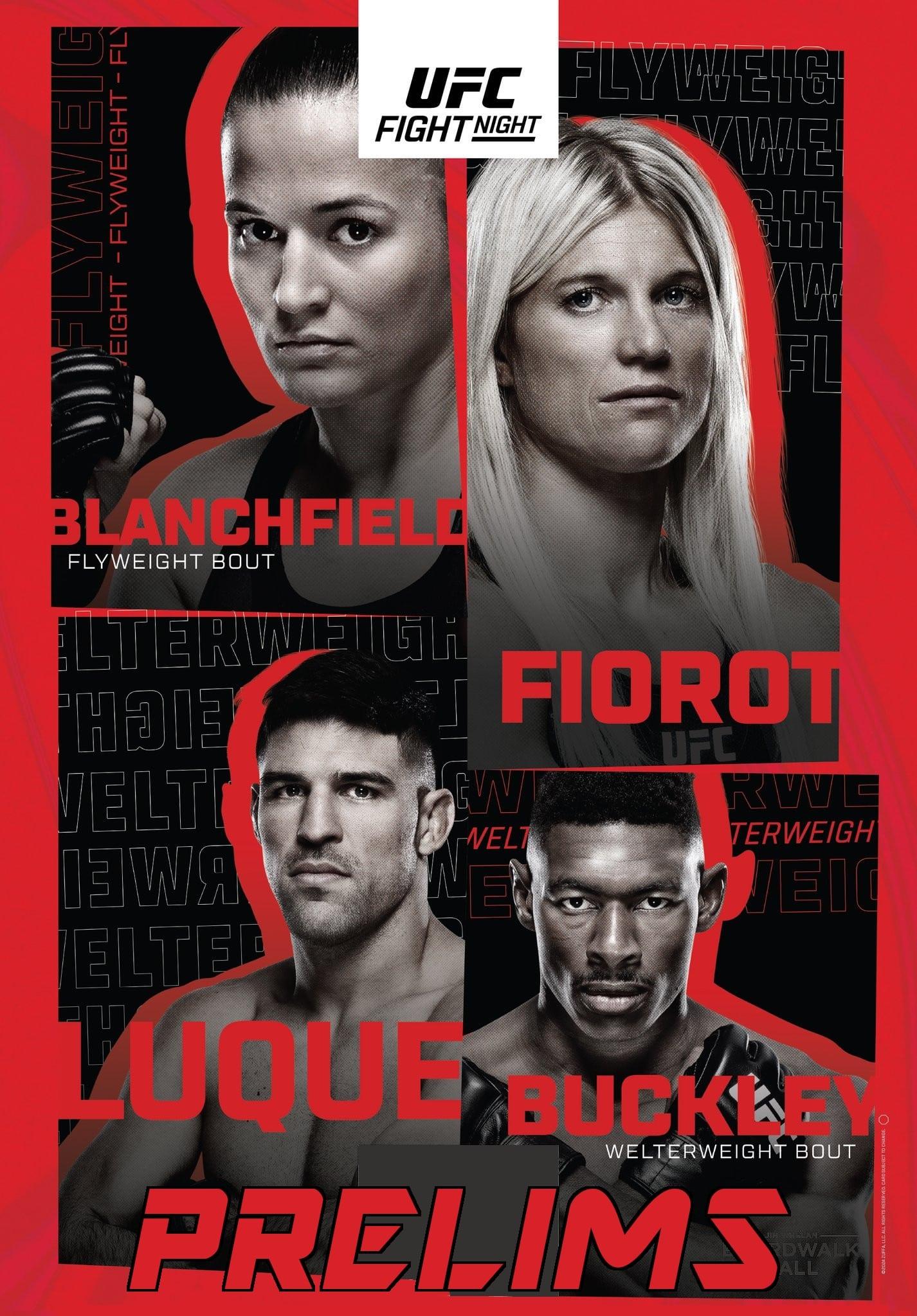 UFC on ESPN 54: Blanchfield vs. Fiorot poster