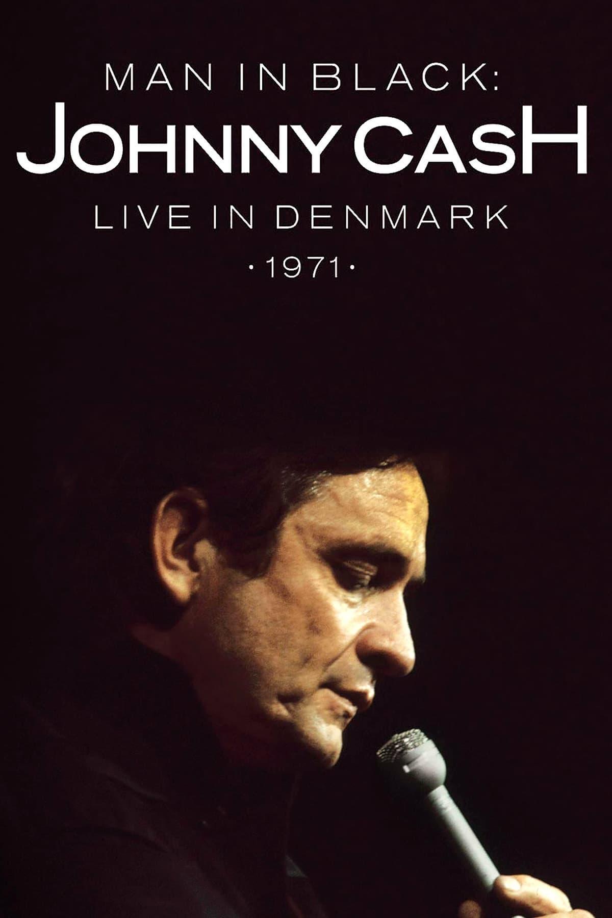 Johnny Cash in Copenhagen poster