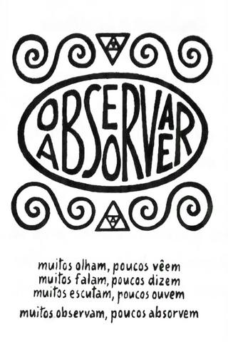 Observar e Absorver poster