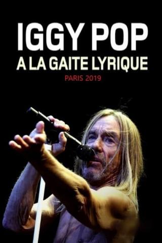 Iggy Pop Live at La Gaîté Lyrique, Paris poster