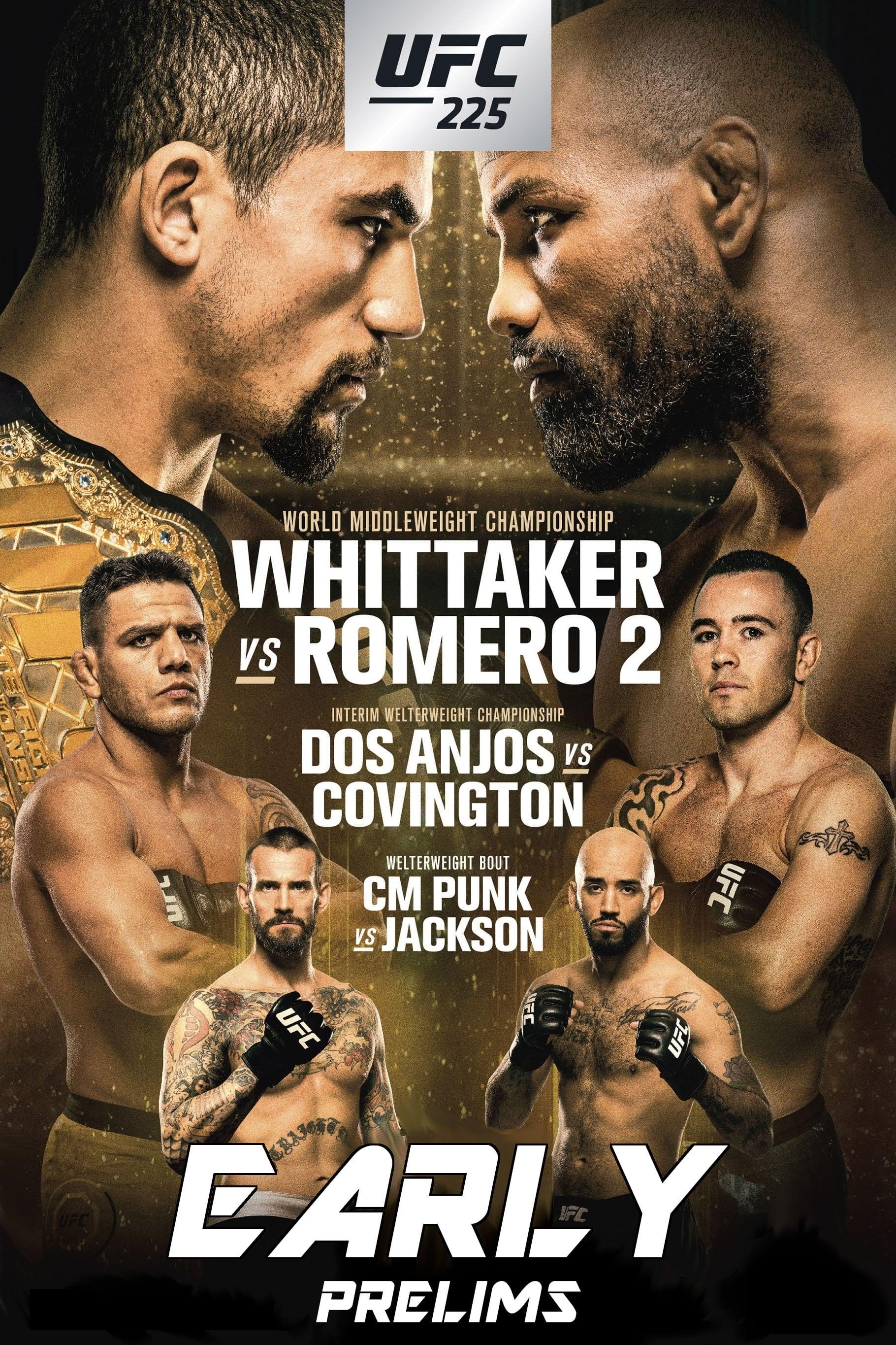 UFC 225: Whittaker vs. Romero 2 poster