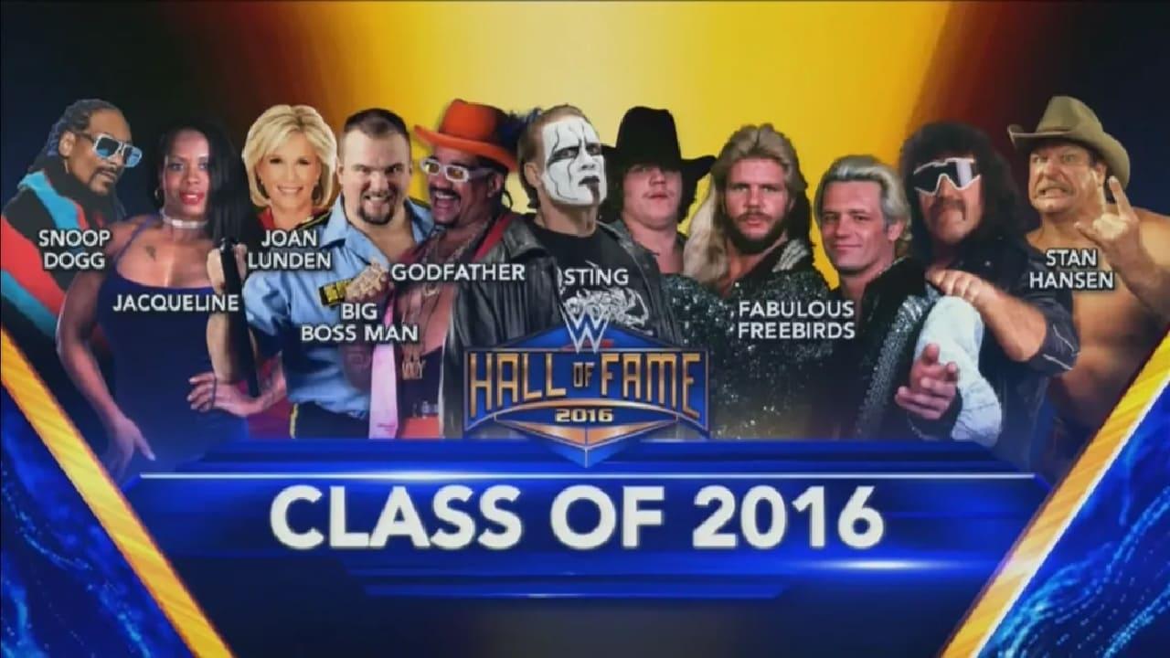 WWE Hall of Fame 2016 backdrop