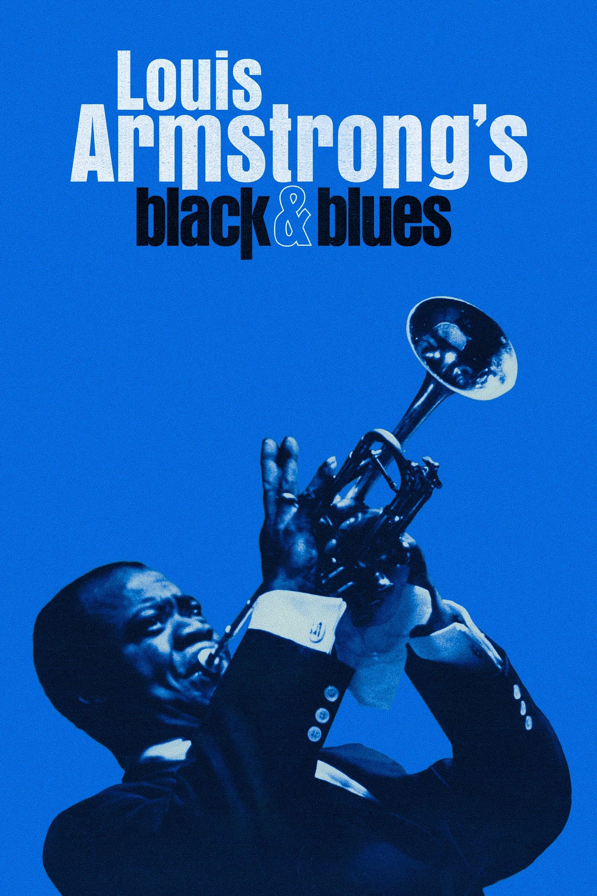 Louis Armstrong's Black & Blues poster