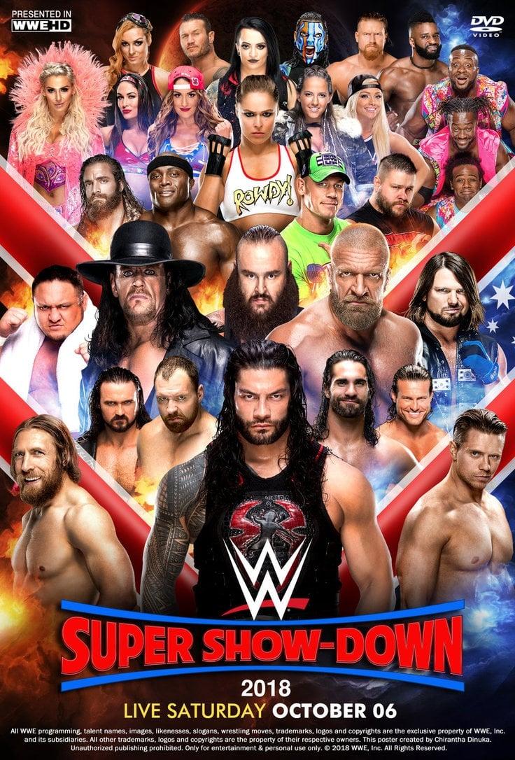 WWE Super Show-Down 2018 poster