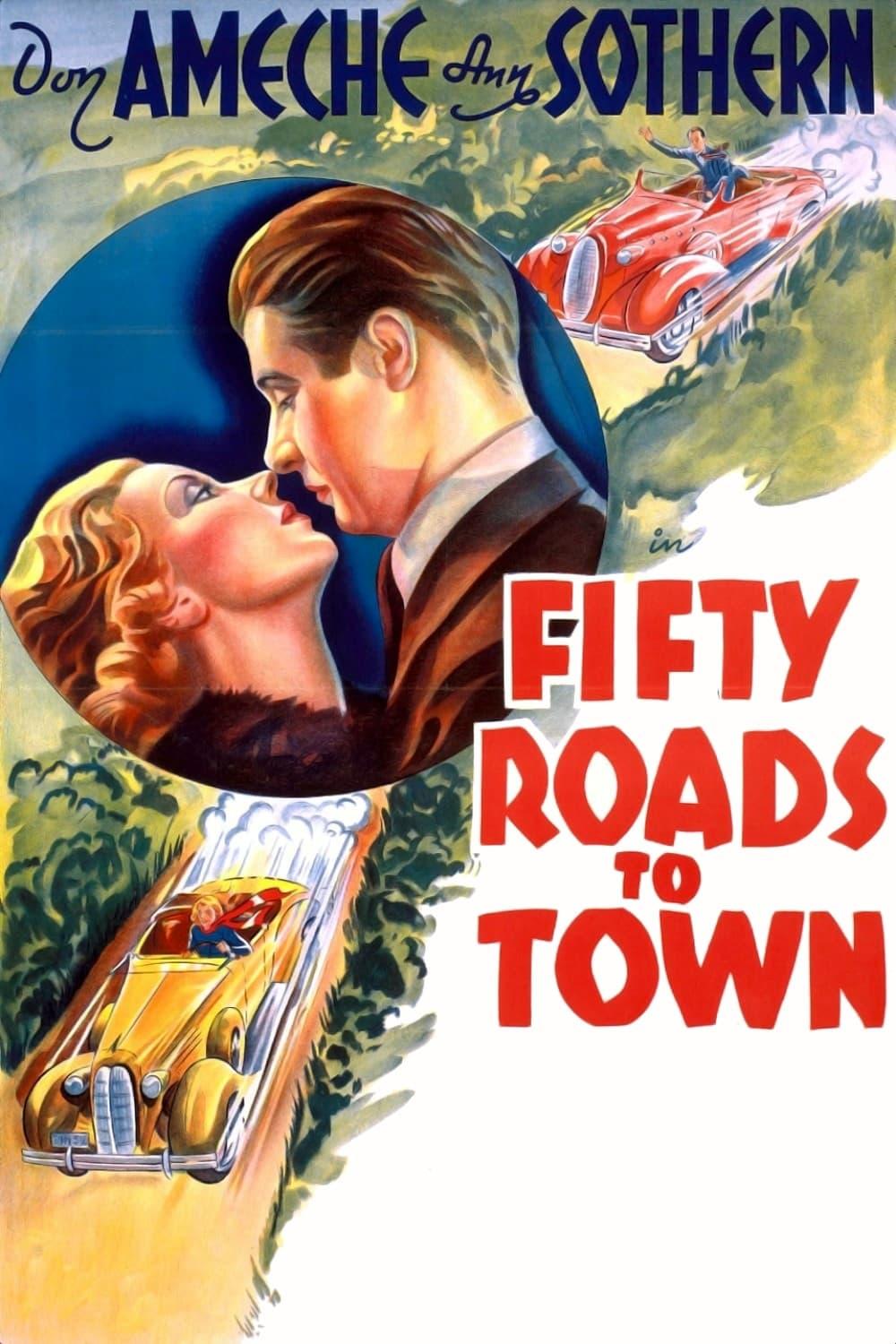 Fifty Roads to Town poster