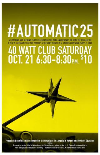 R.E.M. - Automatic Unearthed poster