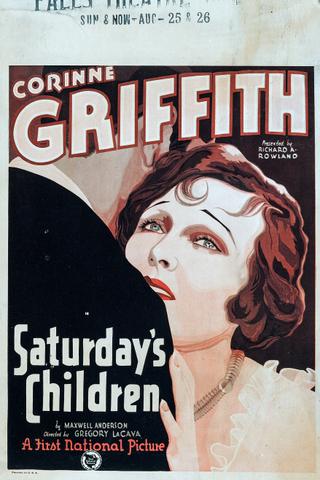 Saturday's Children poster