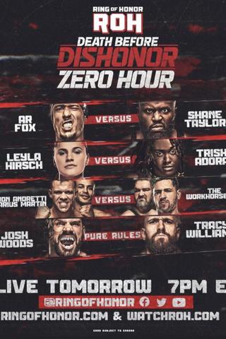 ROH: Death Before Dishonor Zero Hour poster
