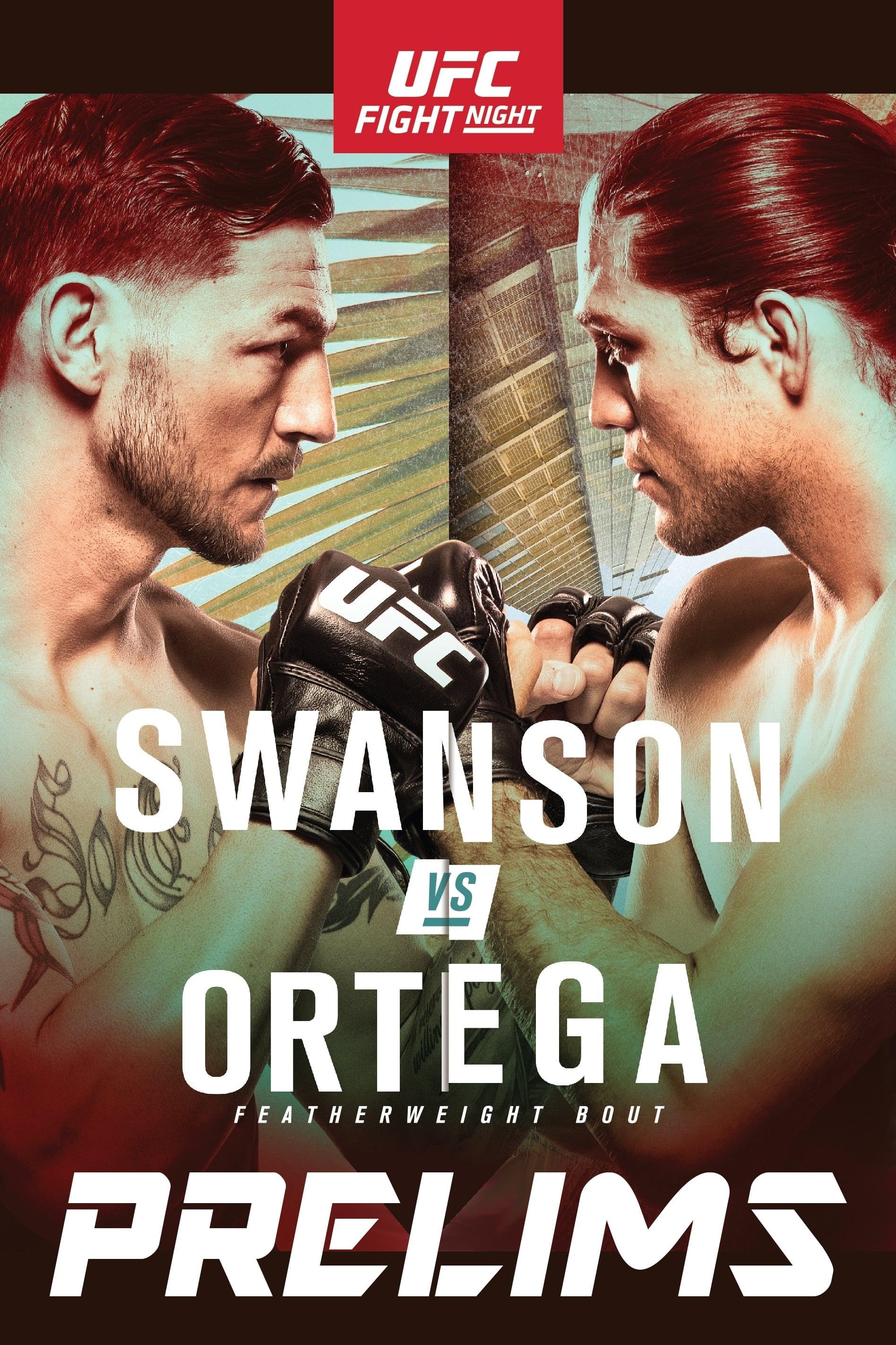 UFC Fight Night 123: Swanson vs. Ortega poster