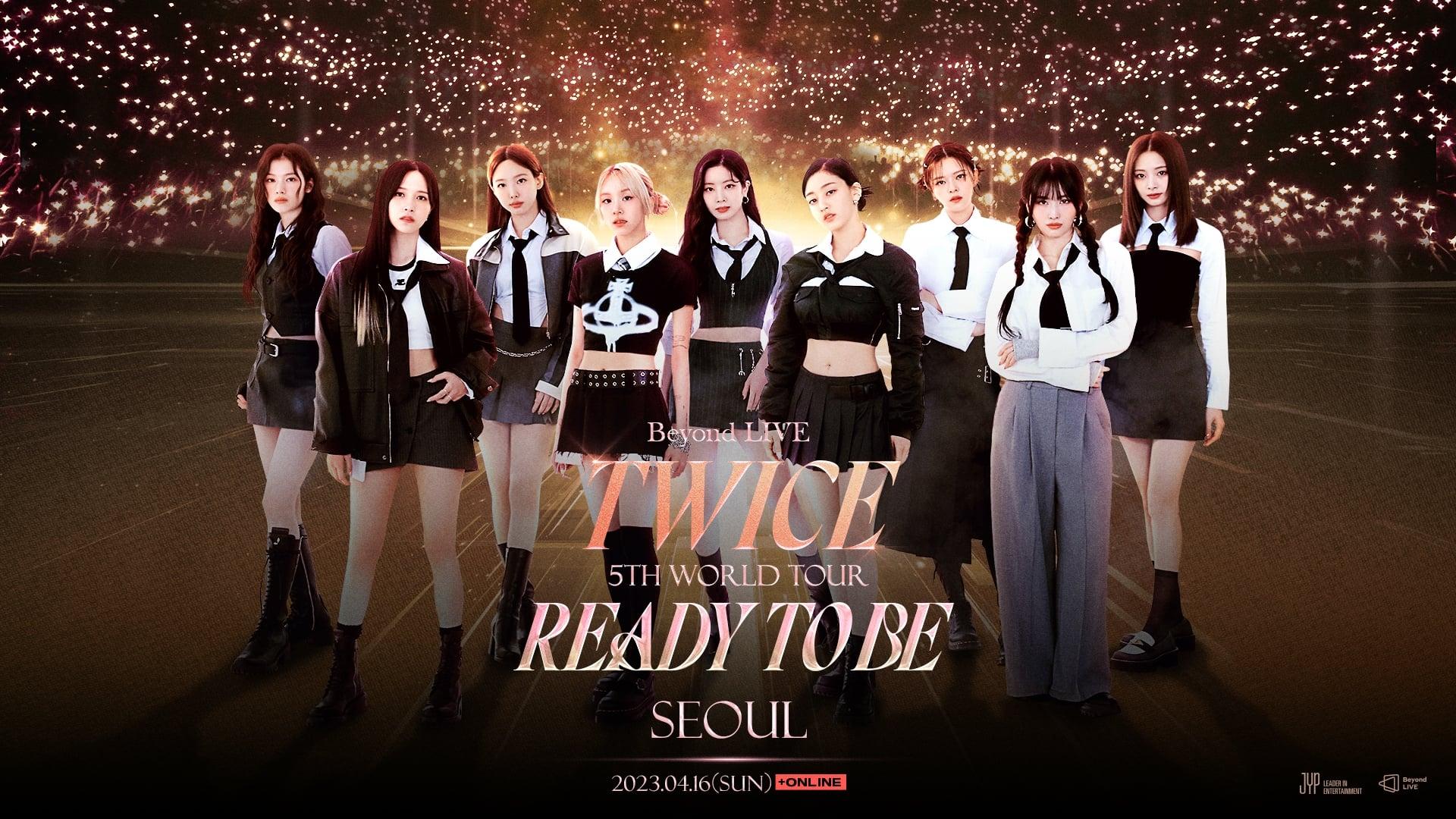 Beyond LIVE -TWICE 5TH WORLD TOUR ‘Ready To Be’ : SEOUL backdrop