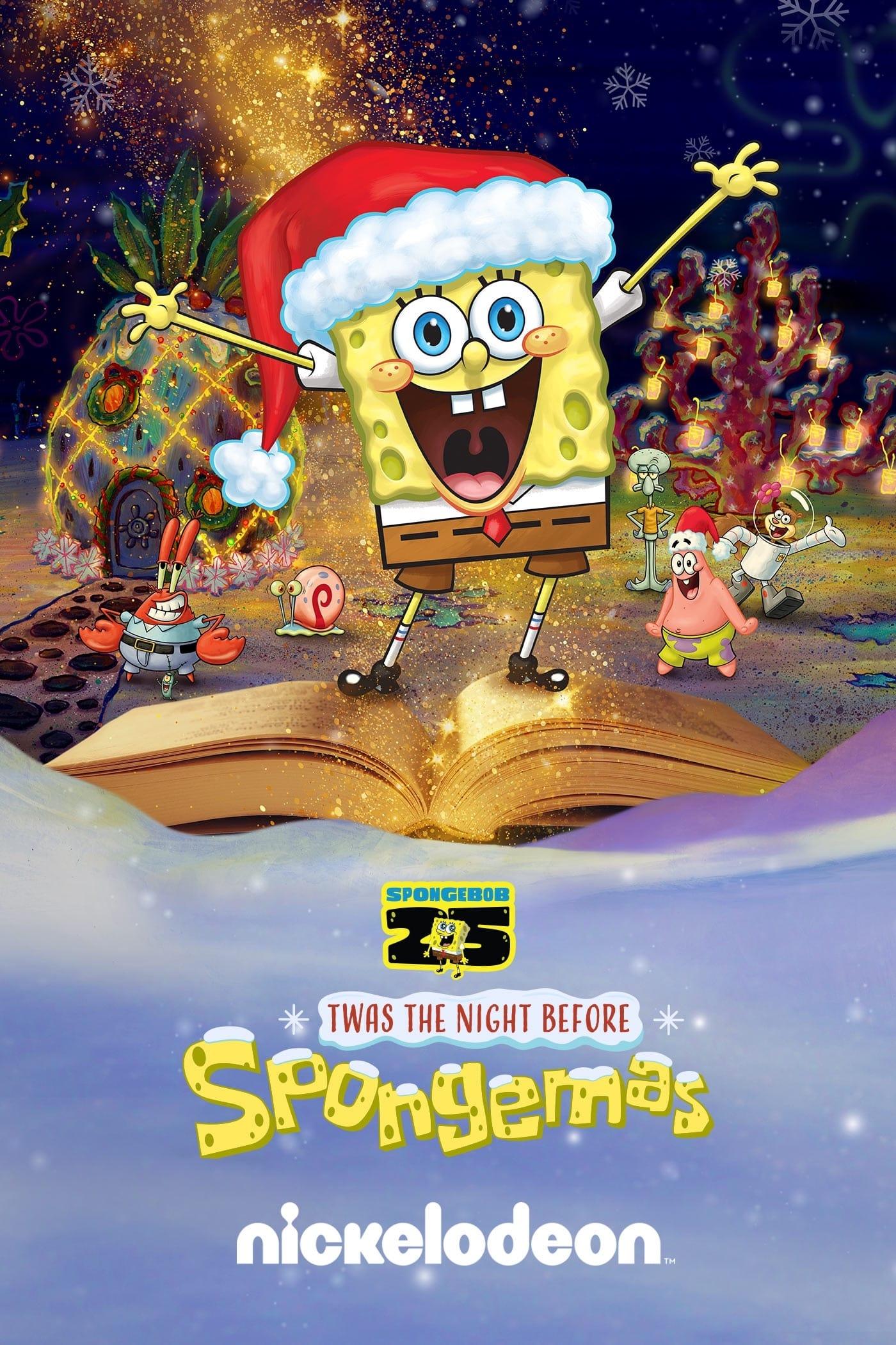 Twas The Night Before Spongemas poster