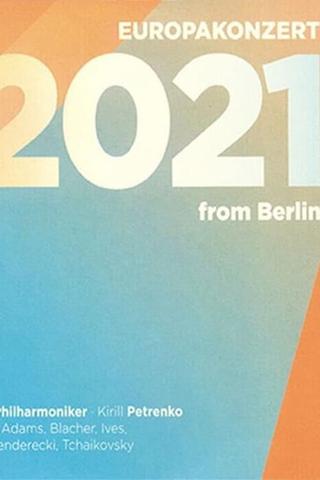Europakonzert 2021 from Berlin poster