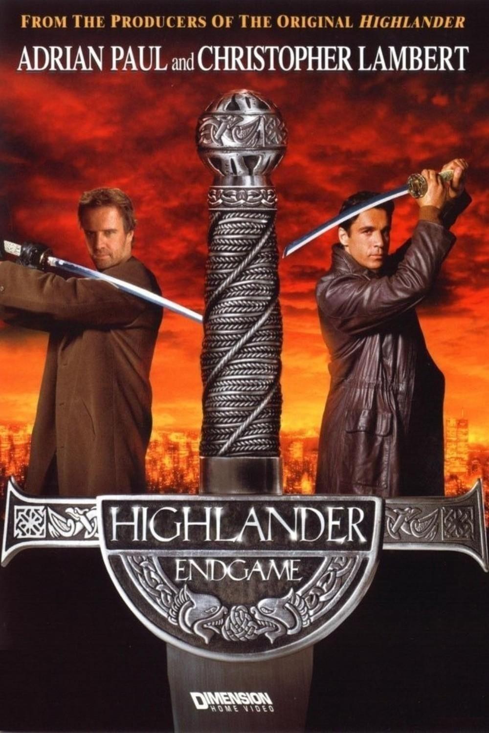 Highlander: Endgame poster