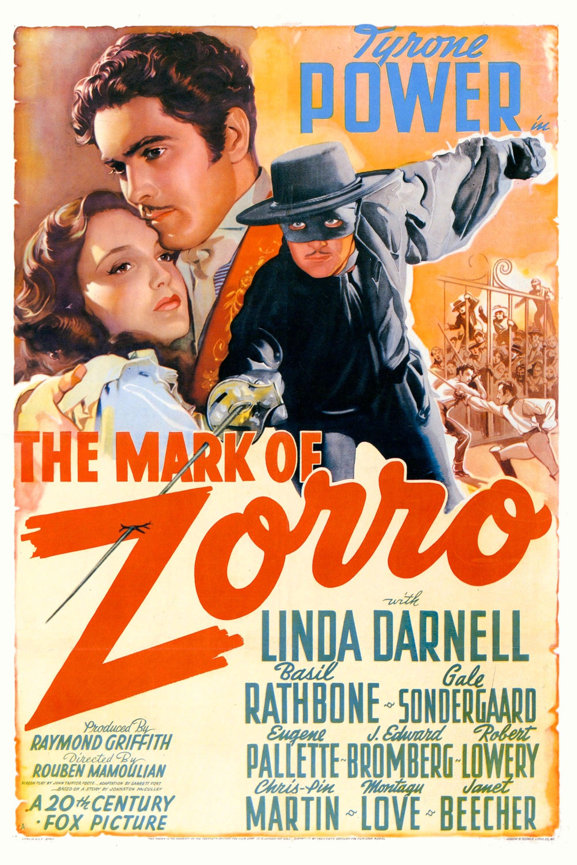 The Mark of Zorro poster