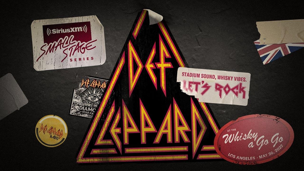 Def Leppard at The Whisky a Go Go backdrop