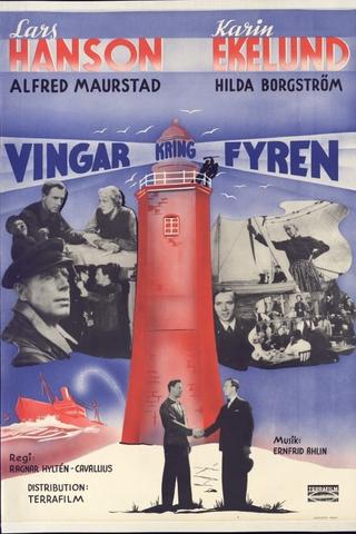 Vingar kring fyren poster