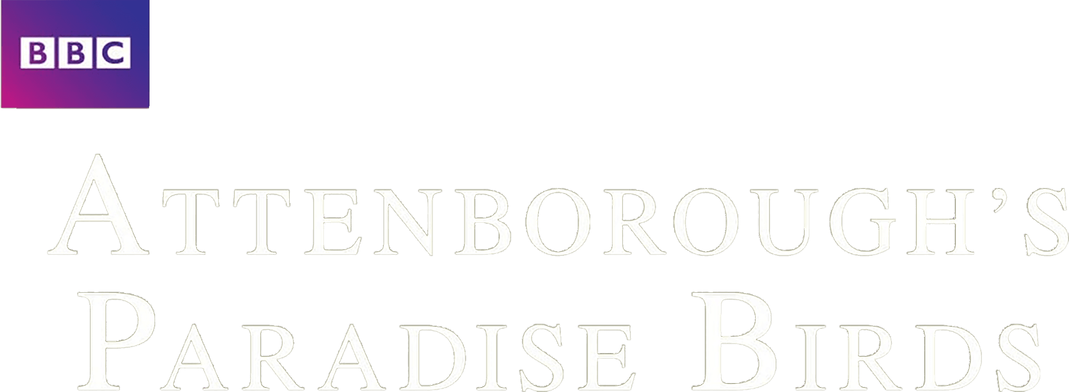 Attenborough's Paradise Birds logo