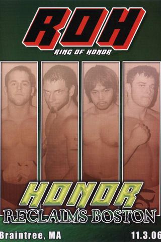 ROH: Honor Reclaims Boston poster