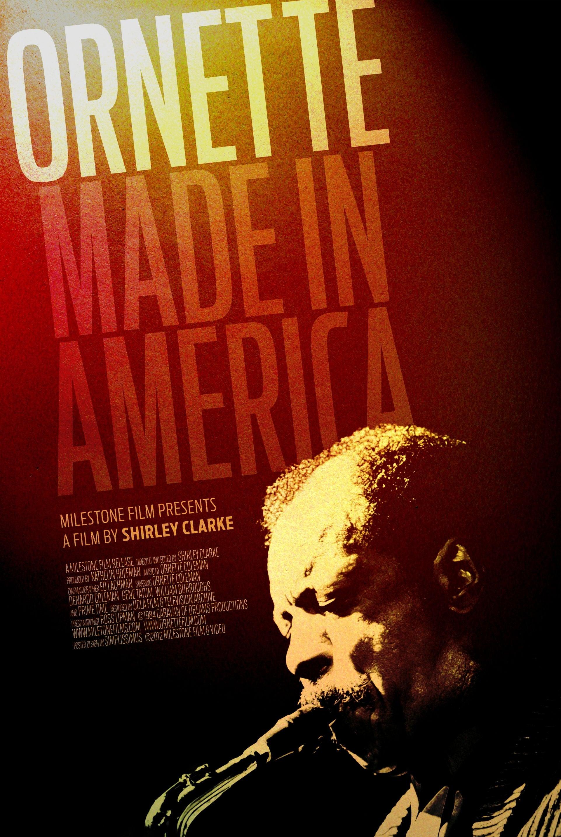 Ornette: Made in America poster