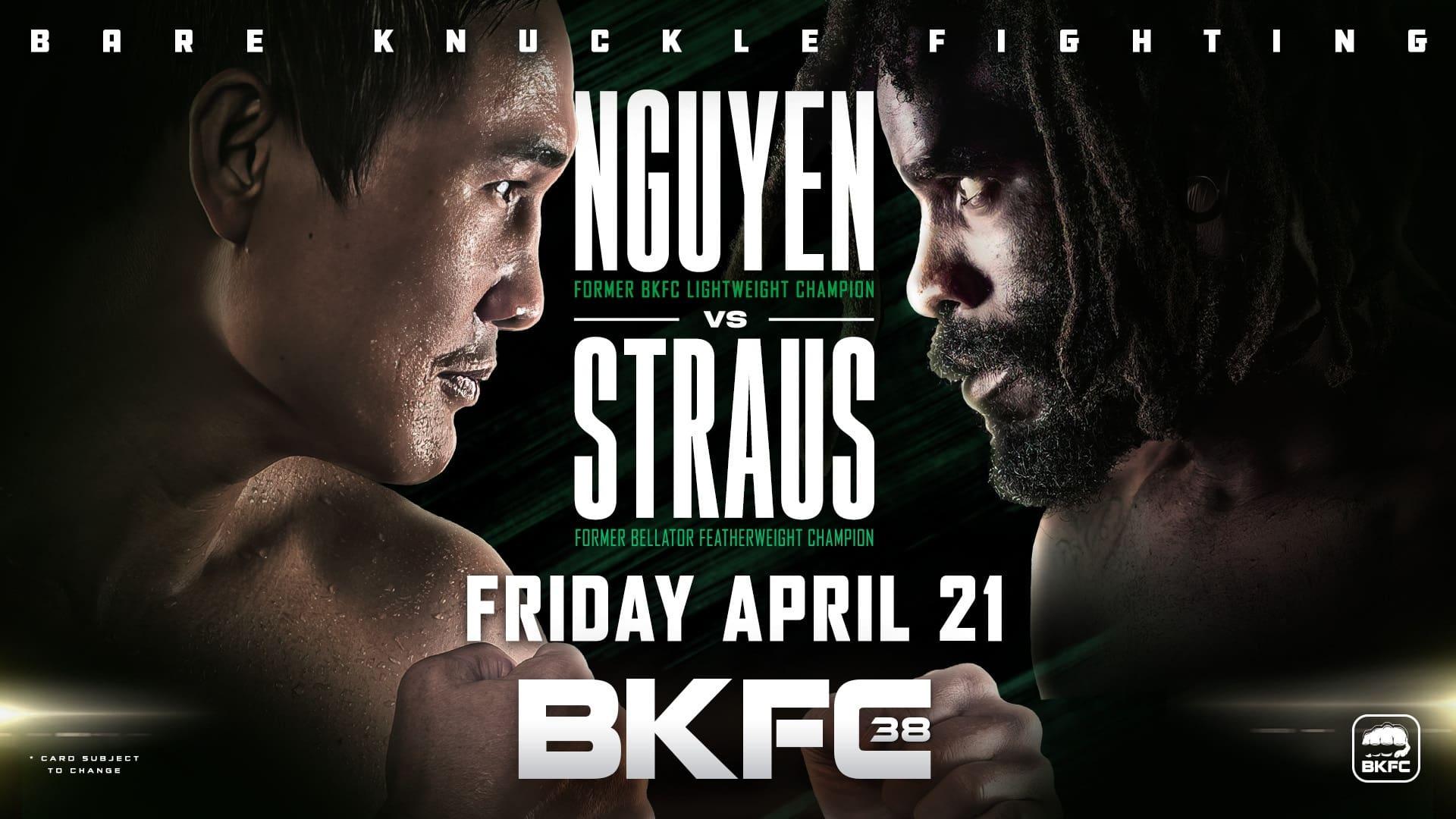 BKFC 38: Nguyen vs. Straus backdrop