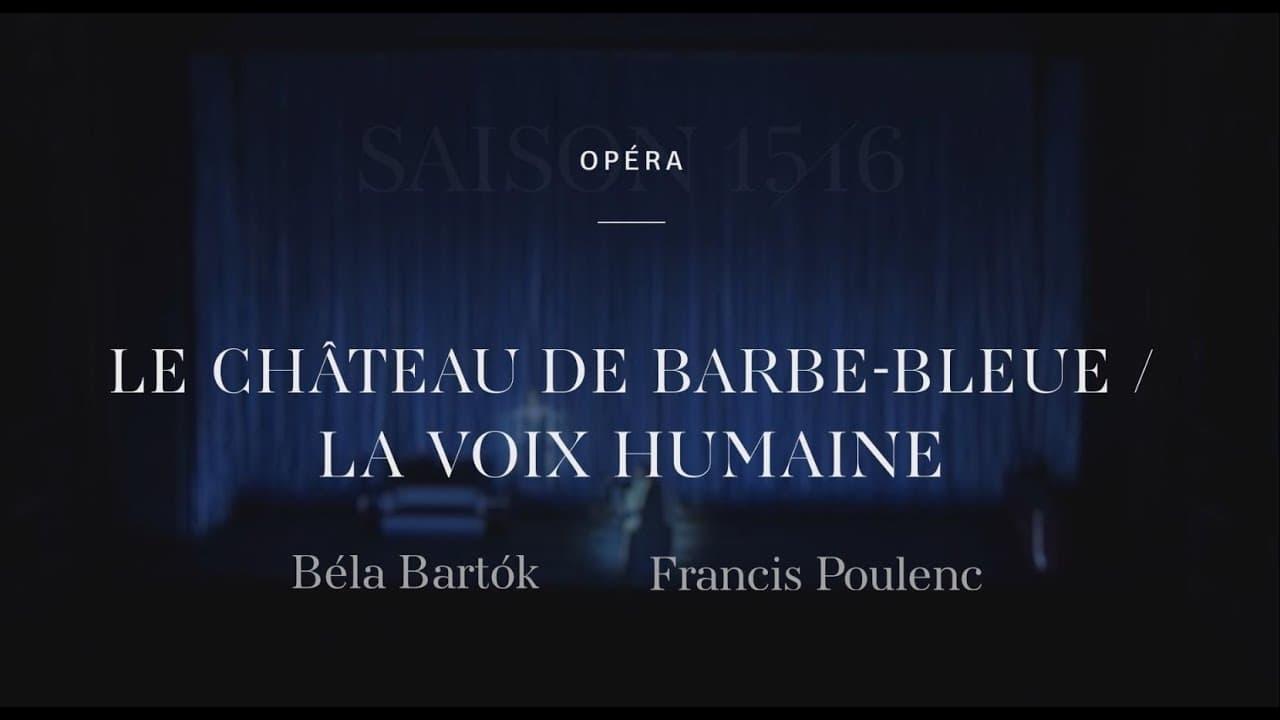Poulenc's  The Human Voice / Bartók's Bluebeard's Castle backdrop