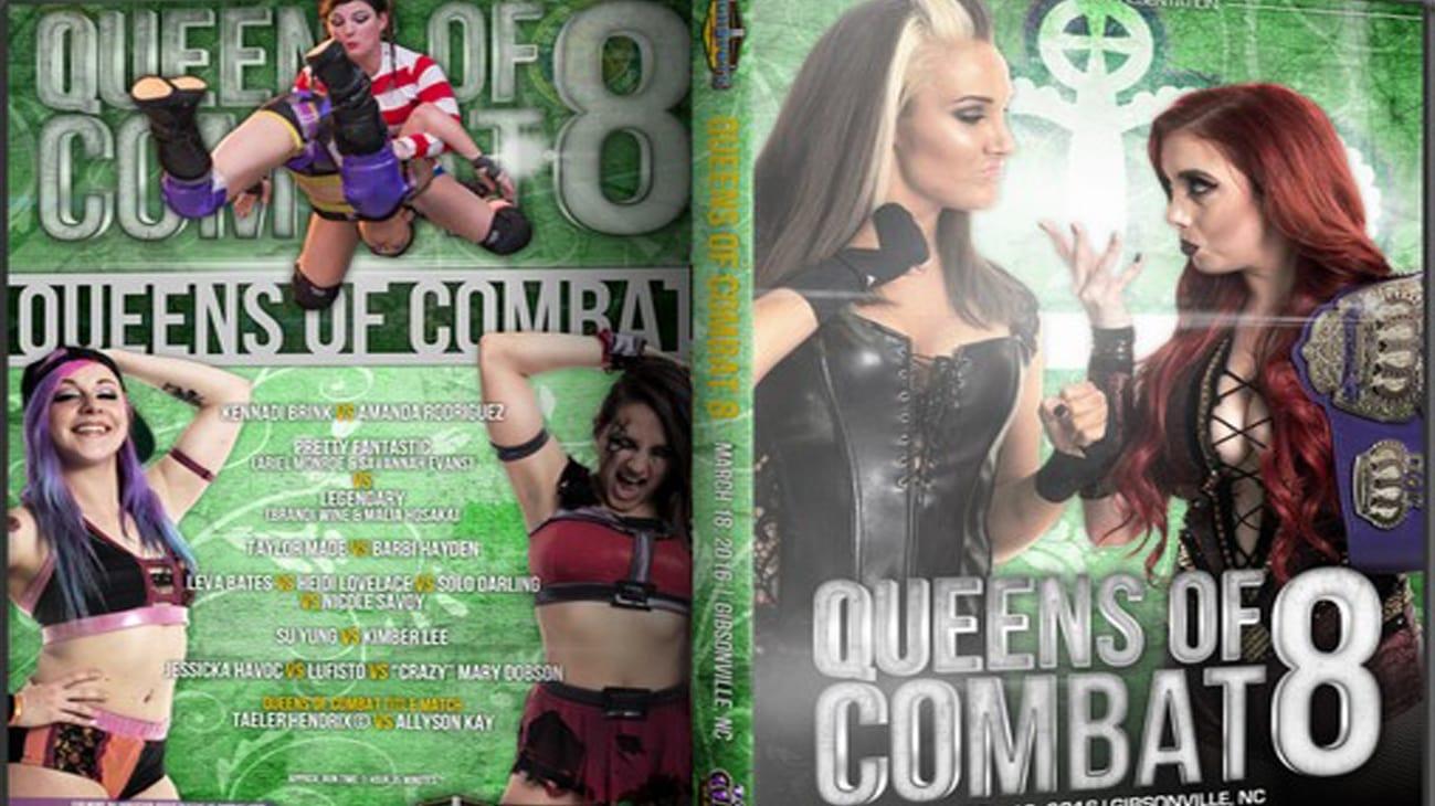 Queens of Combat QOC 8 backdrop