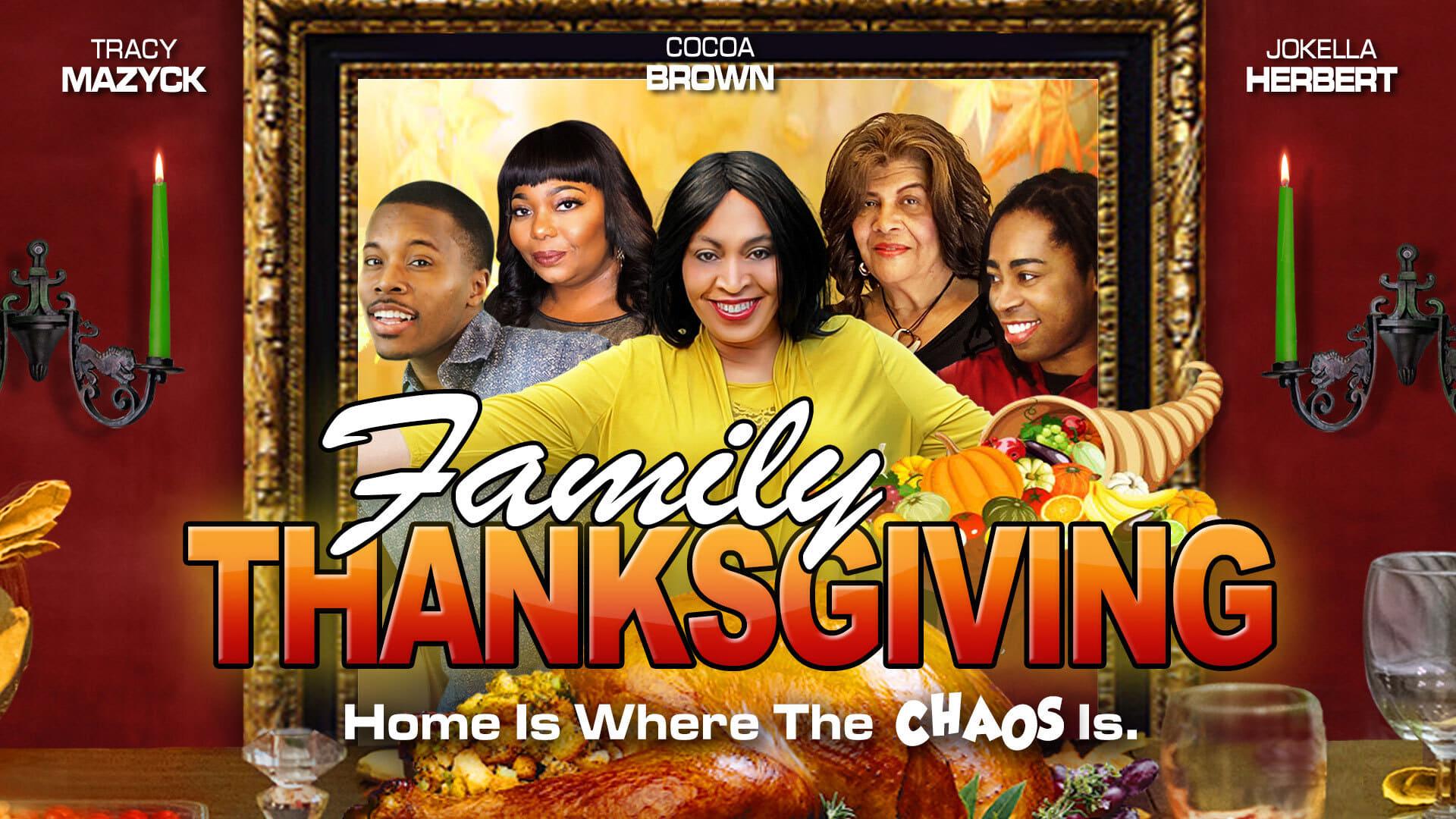 Family Thanksgiving backdrop
