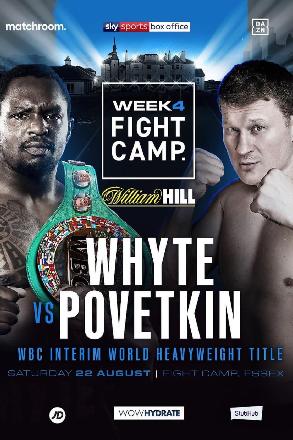 Dillian Whyte vs. Alexander Povetkin poster