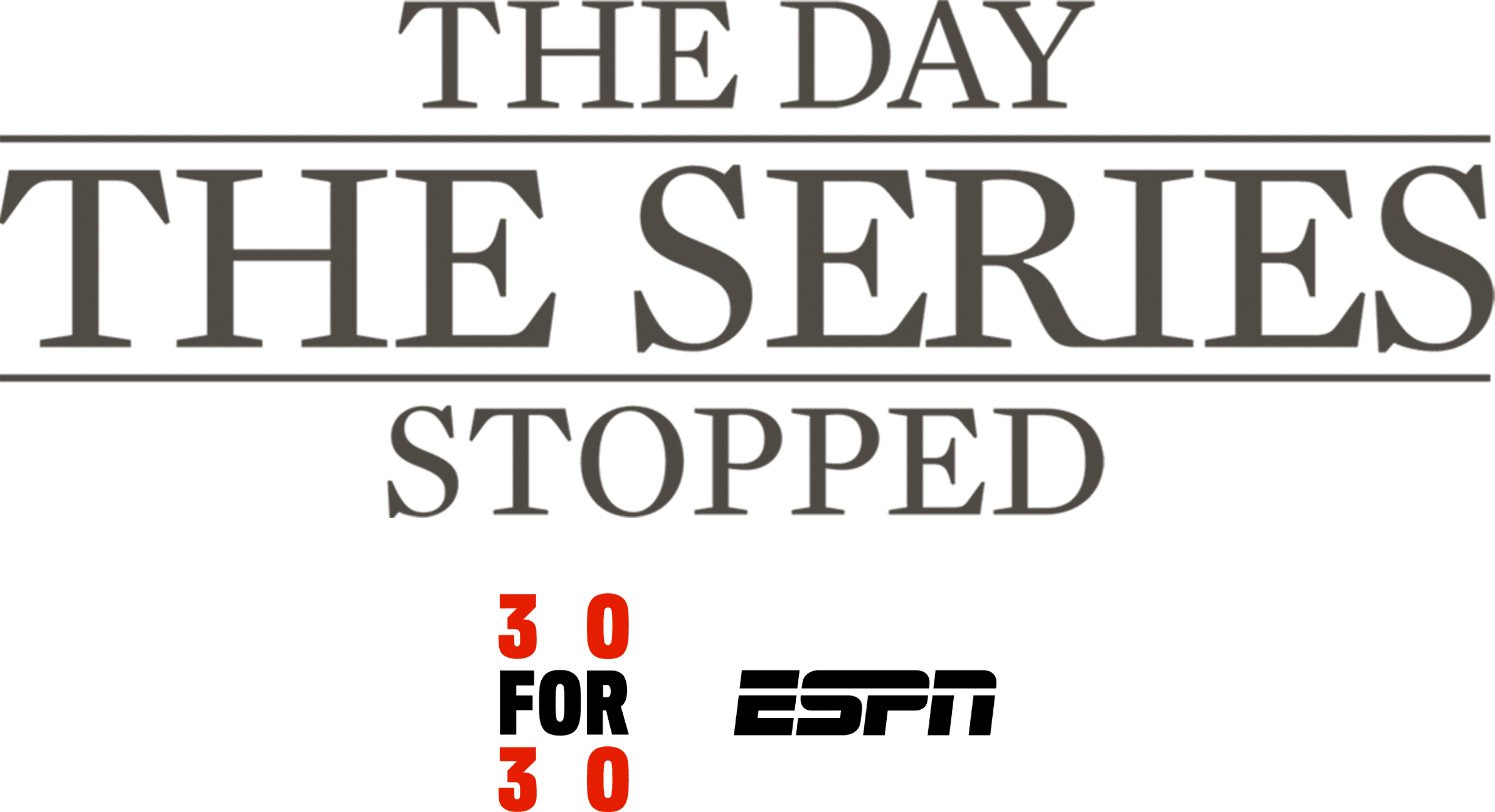 The Day The Series Stopped logo