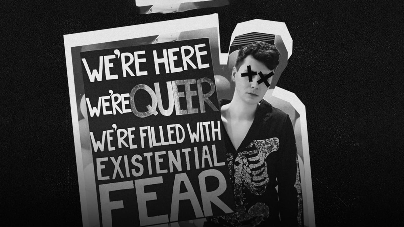 Daniel Howell: We’re Here We’re Queer We’re Filled With Existential Fear backdrop