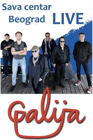 Galija - Concert at Sava Center, Belgrade 2011 poster