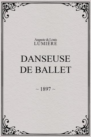 Danseuse de ballet poster